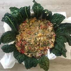 A picture of Vegetarian tart.