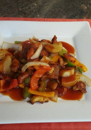 Una foto de Fajitas de pollo