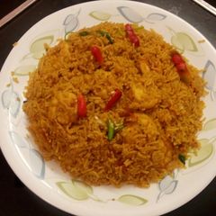 A picture of Spicy prawn rice.
