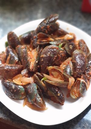 Foto resep Kerang Hijau Saus Tiram