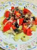 Ensalada de papas y anchoas
