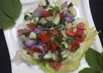 Without Fail Make Recipe Italian rustic cucumber and tomato salad Delicious Nutritious