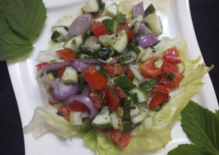 How to Prepare Award-winning Italian rustic cucumber and tomato salad
