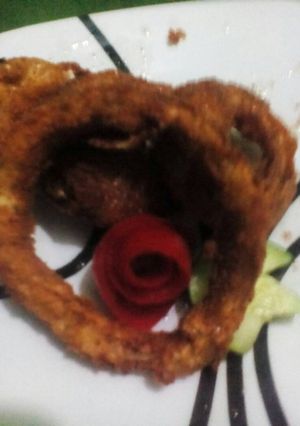 صورة لوصفة حلقات البصل المقرمشة