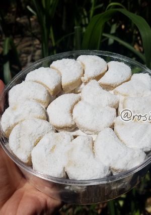 Foto resep Kue putri salju 1kg