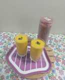 Muskmelon mango with ice cream shake