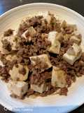Tofu w/ Ground Beef