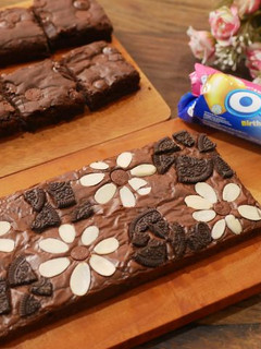 Foto resep Brownies Panggang Kopi Shiny Crust /fudgy brownies shiny crust