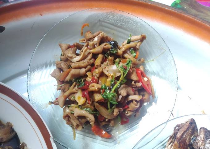 Resep Tumis Usus Pedas Kemangi yang Sempurna