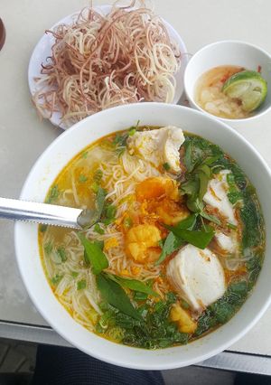 Hình của món Bún cá kiên giang.