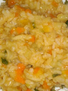 Foto resep Nasi tim makaroni sederhana