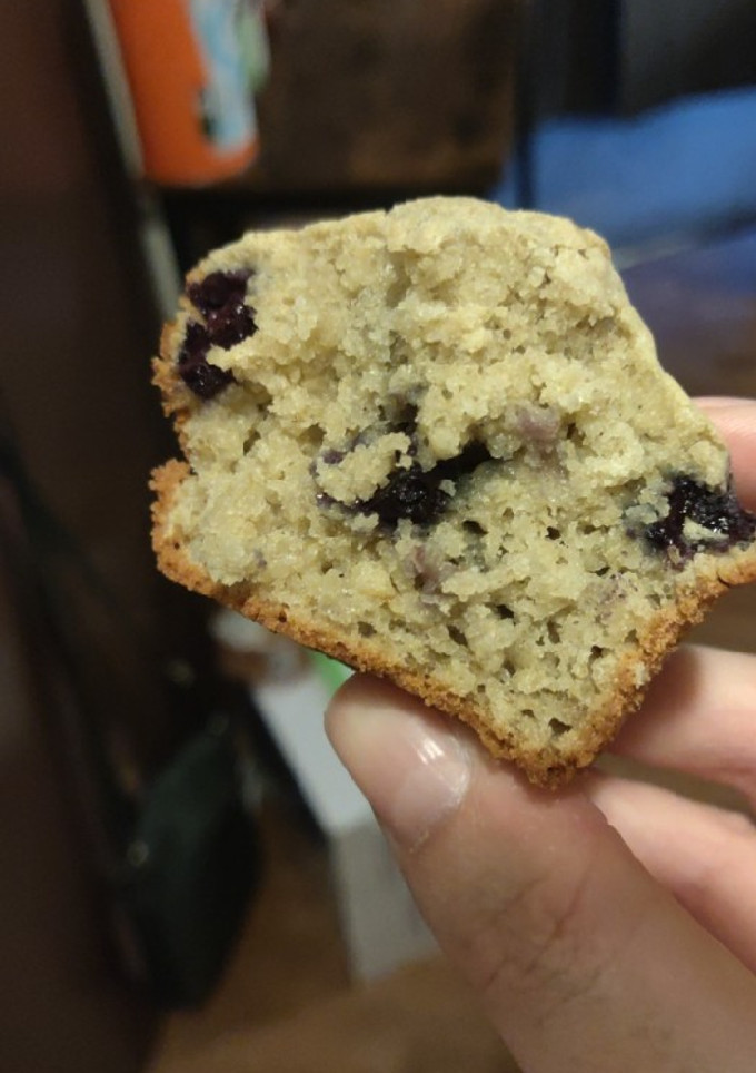 A picture of Gluten-free maple blueberry muffins.