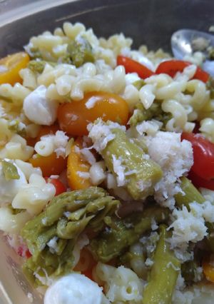 Une photo de Salade de pâte au crabe