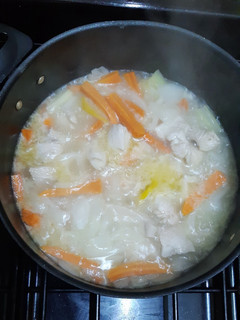 Una foto de Pollo en escabeche