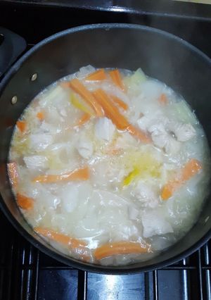 Una foto de Pollo en escabeche