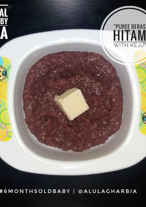 Foto resep "Puree Beras Hitam" MPASI 6 Bulan (Slow Cooker)