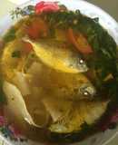 Cá kình nấu canh chua thơm cà