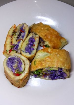 Foto resep EGG ROLL KOL UNGU PEDAS 😍