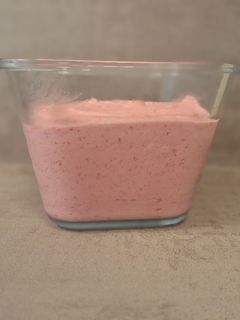 Une photo de Mousse framboise