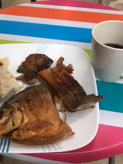 Una foto de Mojarra con Arepa Ocañera