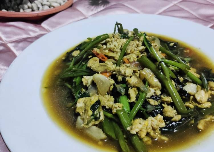 Masakan Populer Cah Kangkung Telur Ala Warung