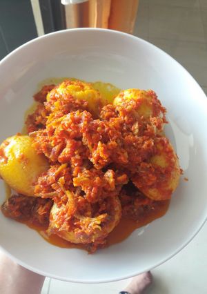 Foto resep Goreng Telur Teri Balado