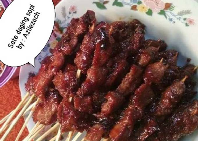 Bagaimana Menyiapkan Sate daging sapi yang Bisa Manjain Lidah