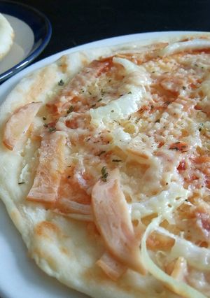 Foto resep Pizza Thin Crust Teflon dan Rice Cooker