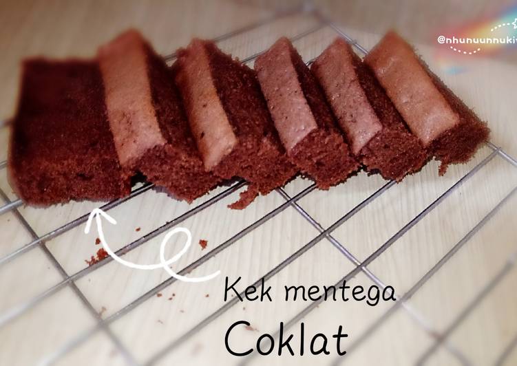 Resep Kek mentega coklat Anti Gagal