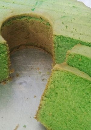 Foto resep Bolu pandan santan
