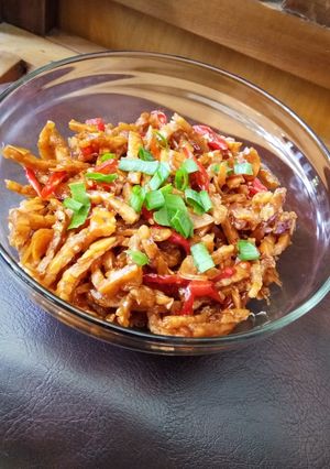 Foto resep Orek tempe pedas manis