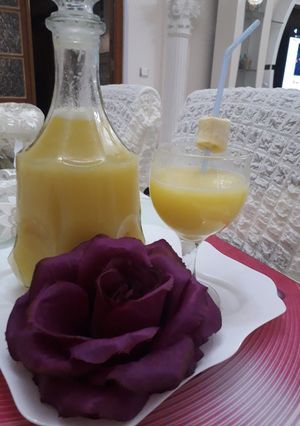 صورة لوصفة عصير طبيعي 😋 وإقتصادي 👌