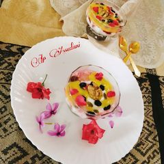 A picture of Mango mousse 😋😋.