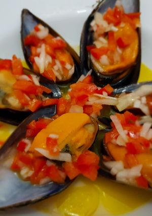Foto principal de Mejillones con vinagreta casera