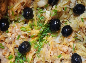 Foto de Bacalhau à Brás com Alho Francês