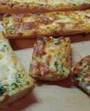 Pan con manteca y ajo