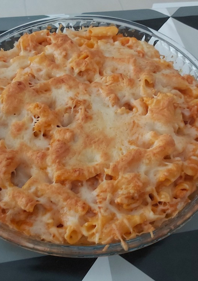 Una foto de Macarrones con carne gratinados 🤤!!