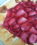Tarta de Fresas Rellena de Crema Pastelera Fácil¡
