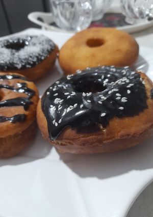 عکسی از دستور دونات پفکی و بازاری🍩
