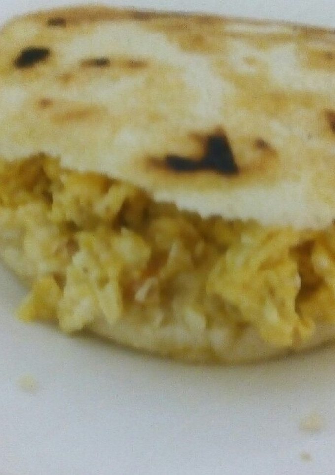 Una foto de Huevos revuelto con queso