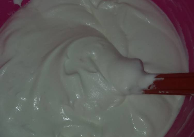 Whipped cream anti gagal
