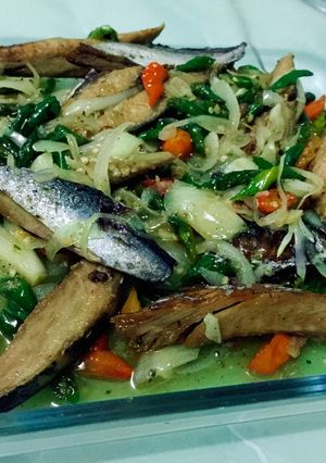 Foto resep Oseng Ikan Tongkol Cuwe Cabe Ijo