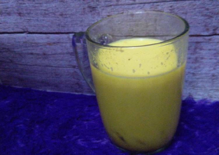 Resep Susu kunyit, Enak Banget