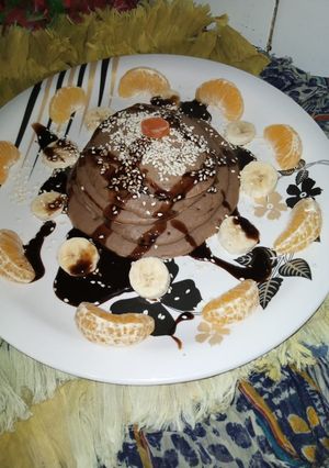 A picture of Chocolate Pancakes.