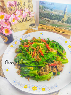 Foto resep Tumis keciwis Oncom Teri