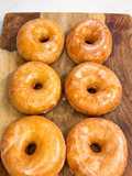 Milk Bread Yeast Donuts with Vanilla Glaze