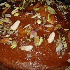 A picture of Dry fruit cake.