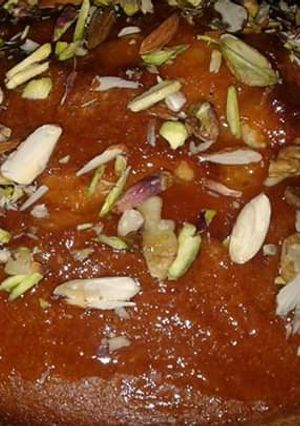 A picture of Dry fruit cake.