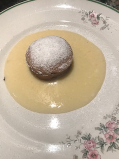 Una foto de Budíncito tipo volcán de dulce de leche light y sin tacc con 4 ingredientes