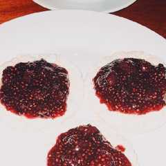 A picture of Mermelada de moras sin azúcar.